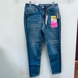 American Rag Cie Jeans Size 9 Super Skinny Denim Blue Stretch High Rise New WT